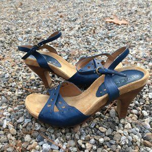 Biviel Leather Strap Heels